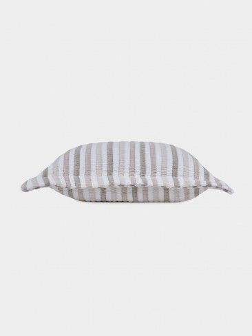 Rippled Stripe Cotton Pillowcase