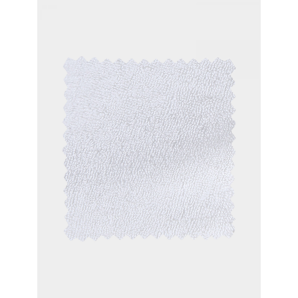 100% Cotton Fabric Swatch in White - A-FELPO_WHITE